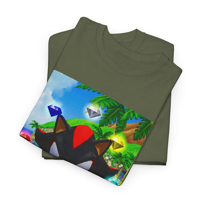 Shadow The Hedgehog Flipping The Bird Tee