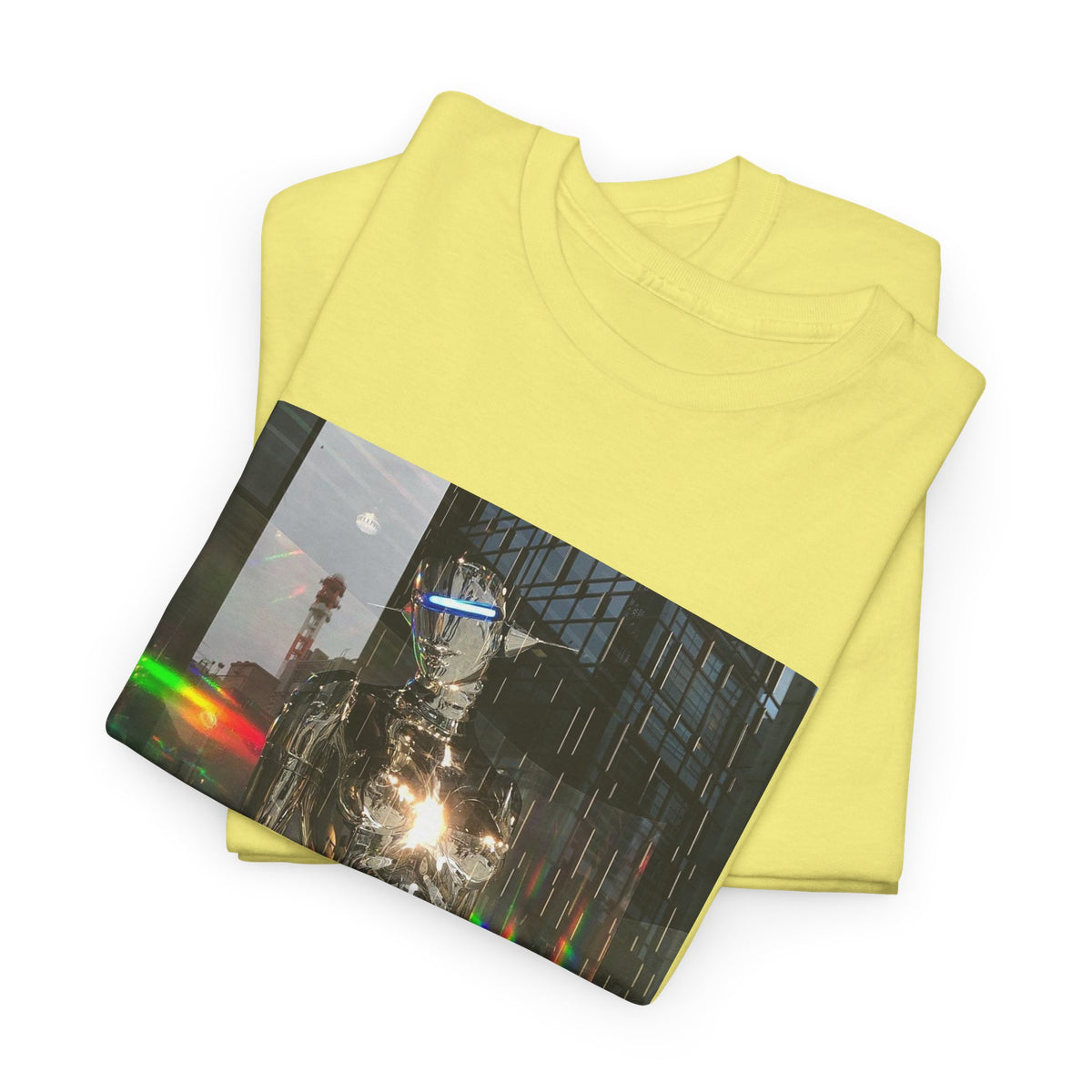 Neon Ember Flow Graphic Tee