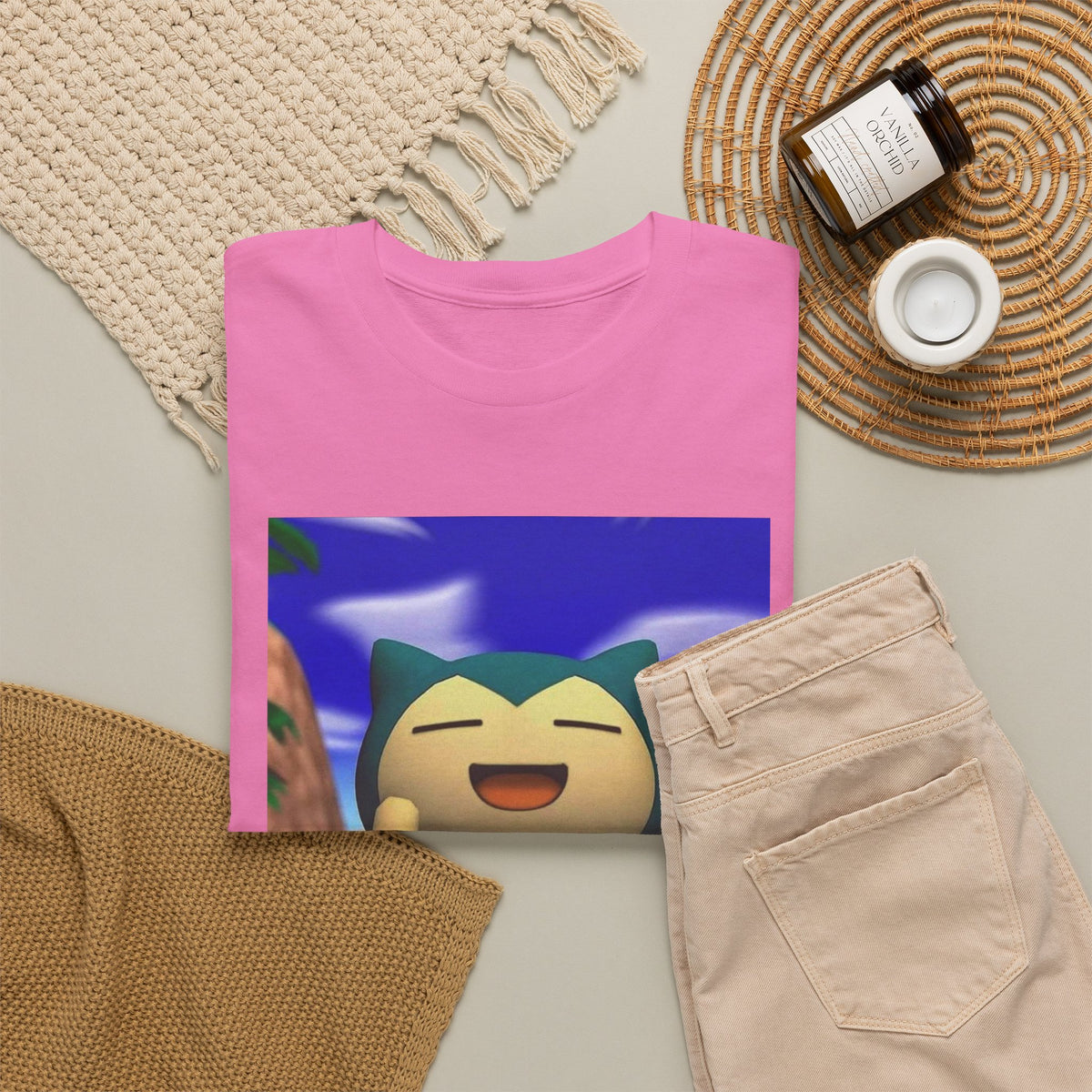 Snorlax Flipping The Bird Tee
