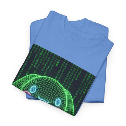 Wireframe Bunny Flips The Bird Tee