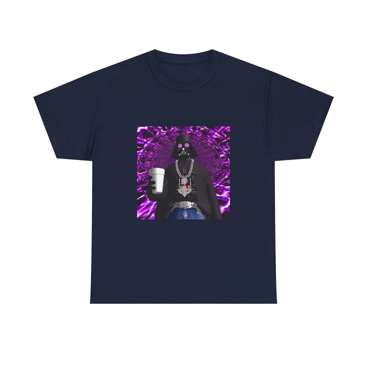 Stoner Vader Sipping Purple Drink Tee
