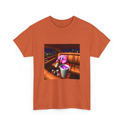 Kirby Sipping Lean In The Car Tee