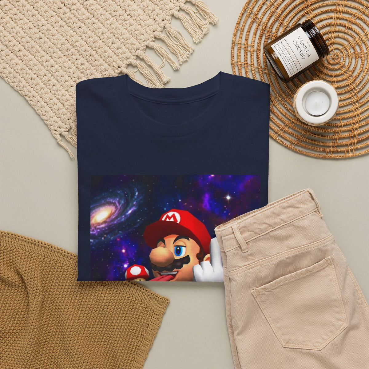 Mushroom-Tripping Plumber Gives The Finger Tee