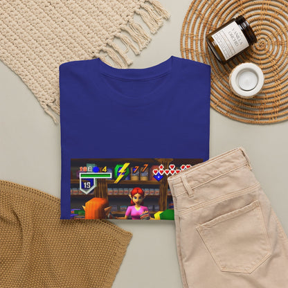 Link Buying Backwoods In Hyrule Shop Tee