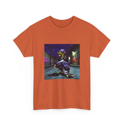 Edgy Link Skater Smoking Alley Tee