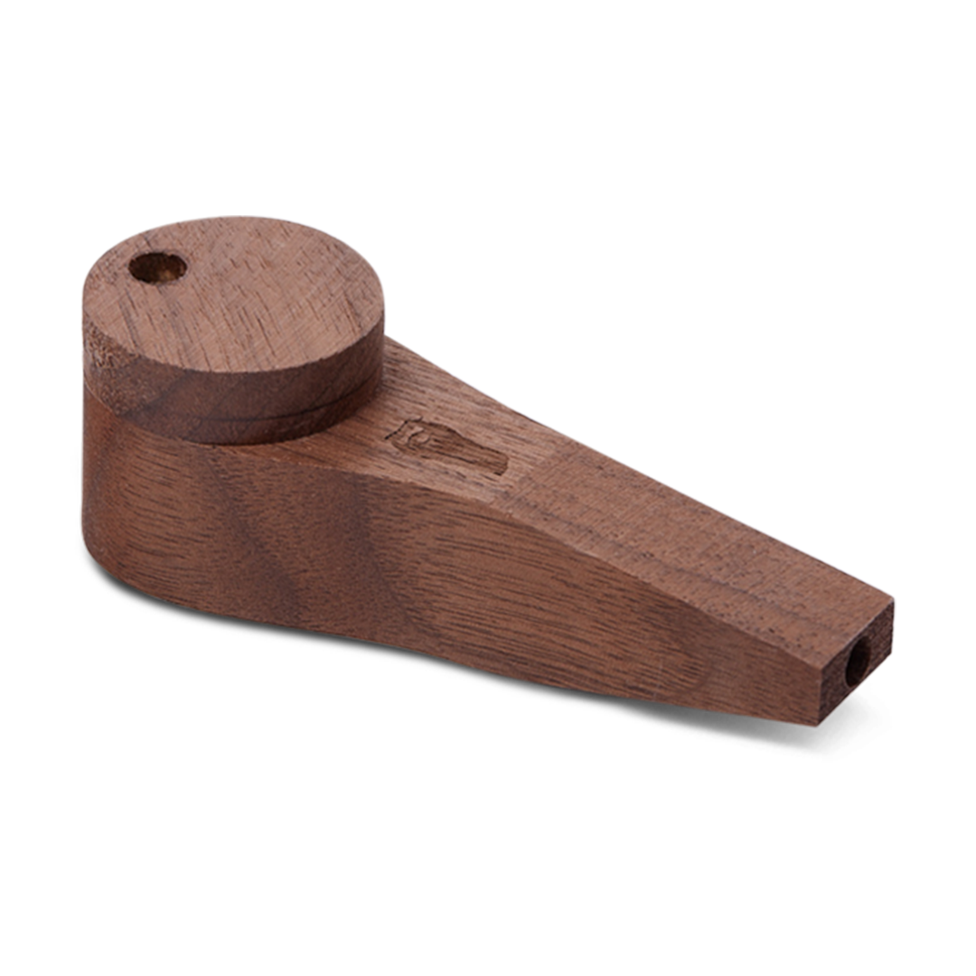 Bearded Distribution Artisan Wood Pipe 3.25" with Secure Lid & Brass Screen - USA Made