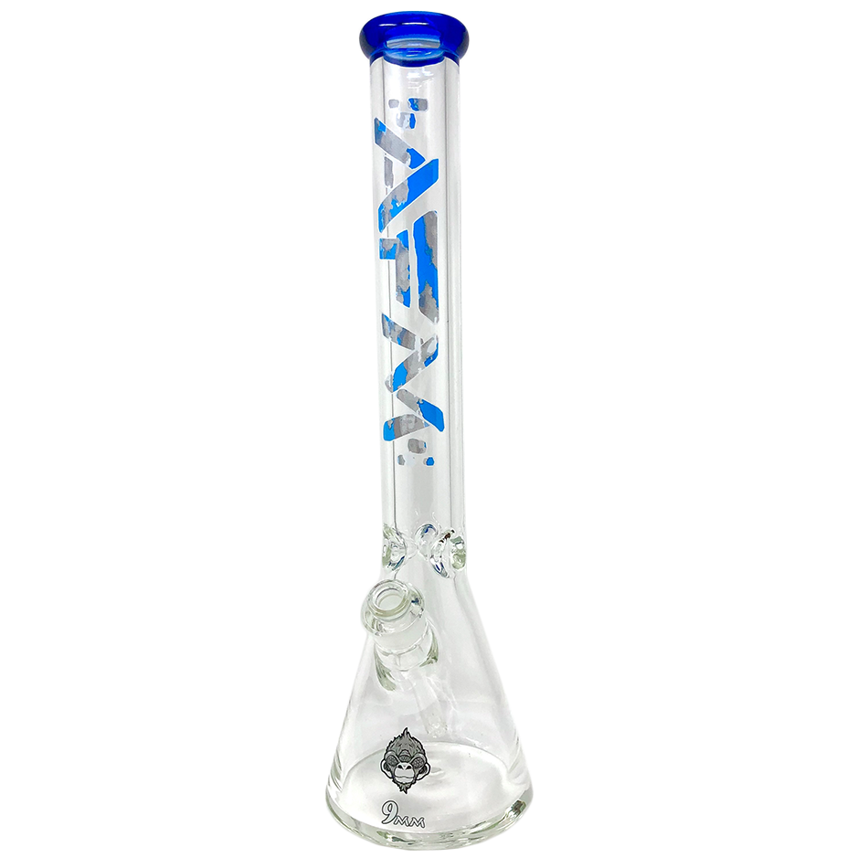 18" AFM Sky 9mm Glass Beaker Bong