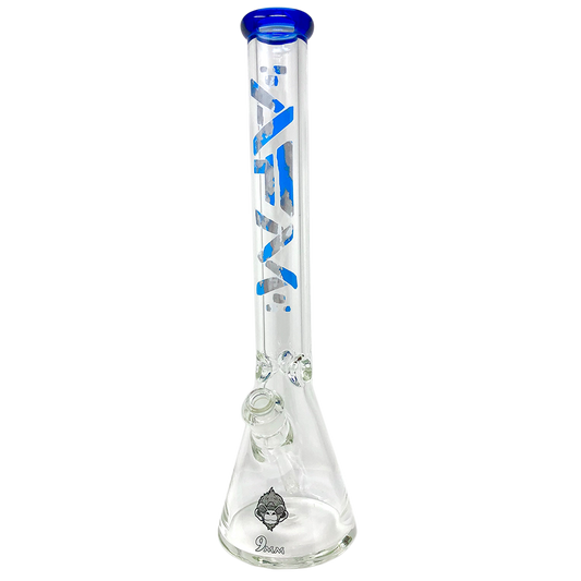 18" AFM Sky 9mm Glass Beaker Bong
