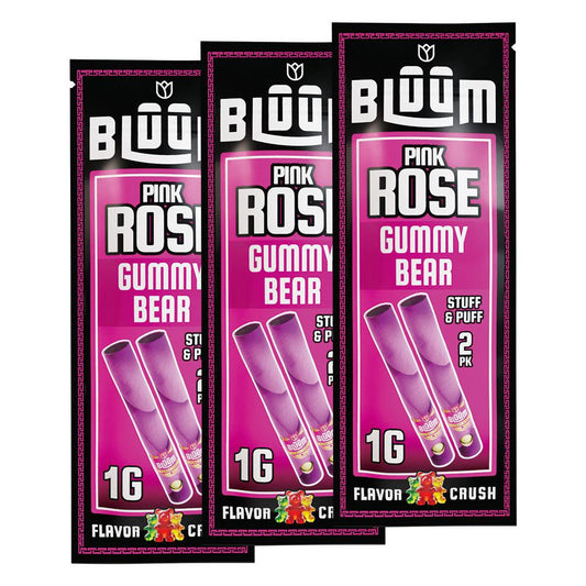 Bluum Wild Flower Cones - Pink Rose - Gummy Bear - 2pk - 3ct