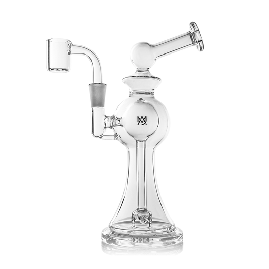 MJ Arsenal Apollo Mini Dab Rig - Compact Borosilicate Glass with Puck Perc