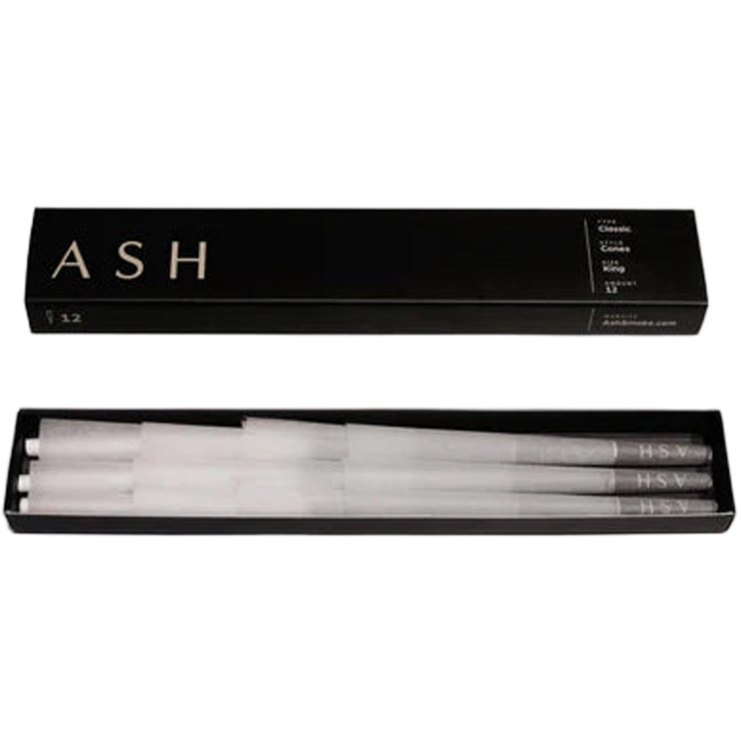 Ash Pre-Rolled Cones | Classic | 12 Count