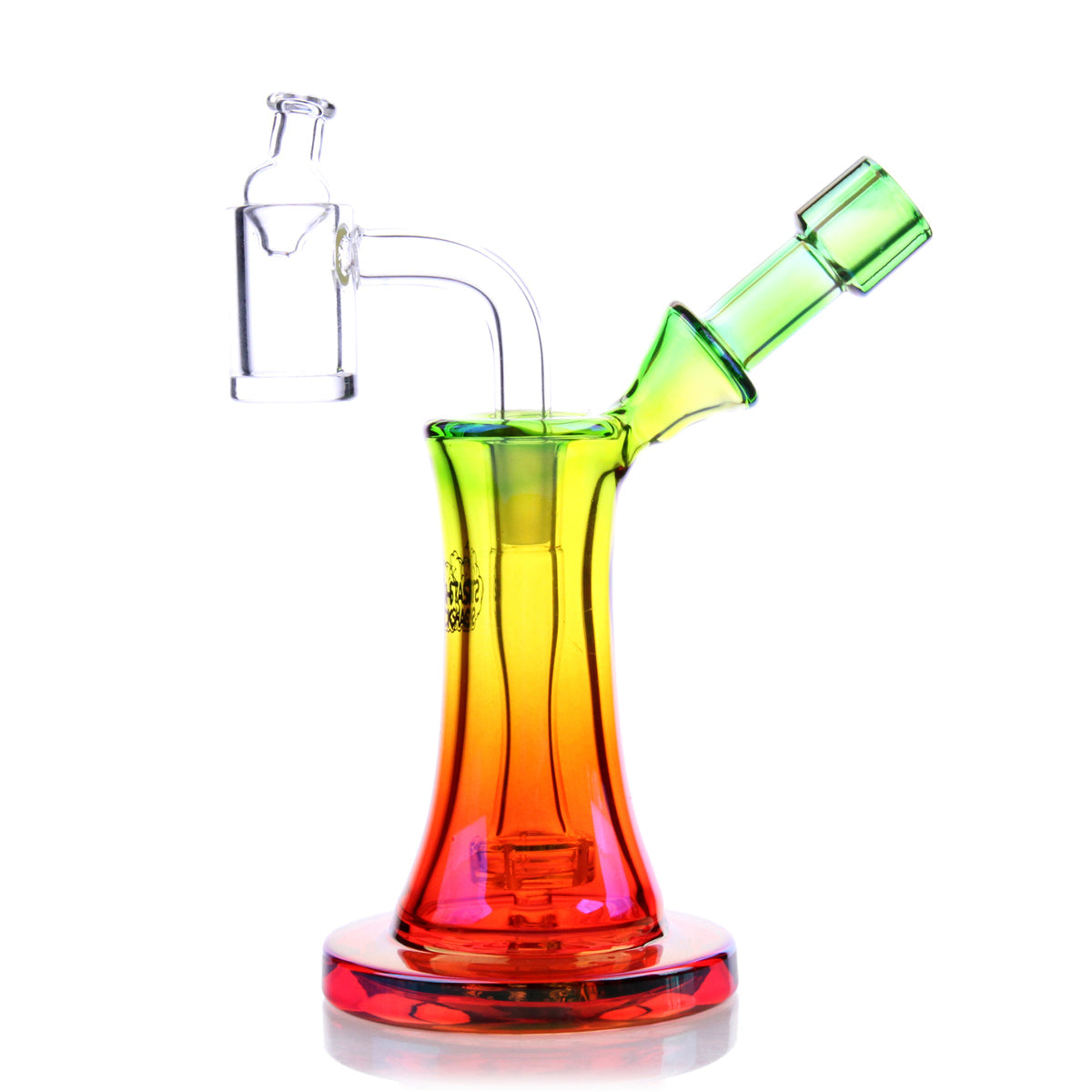 The Stash Shack Aurelia 5" Mini Dab Rig w/ Quartz Banger & Bubble Cap