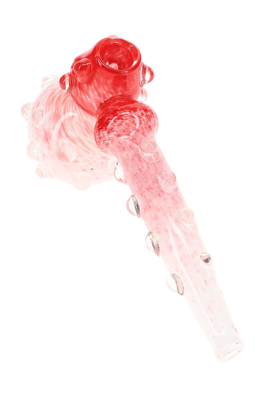 Colorful Frit Glass Hammer Bubbler “Parade Pop” – 8½″ – Assorted Colors