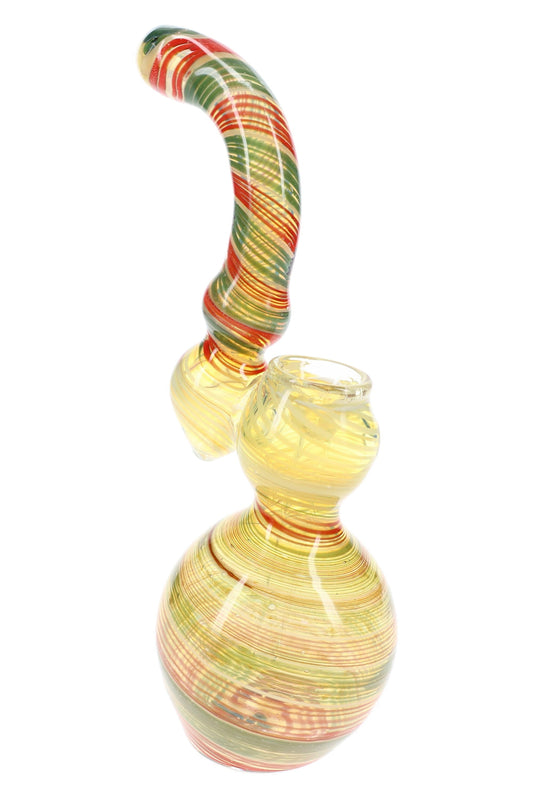 Color-Changing Spiral Sherlock Bubbler “Spiral Sleuth” – 7″ – Assorted Colors