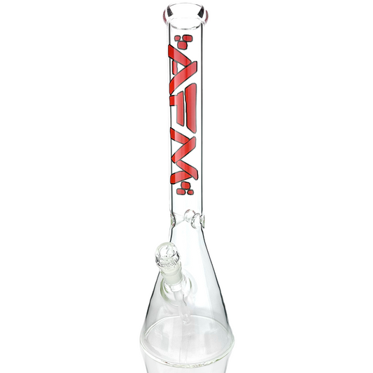 18" AFM Classic Clear Glass Beaker Bong 5mm