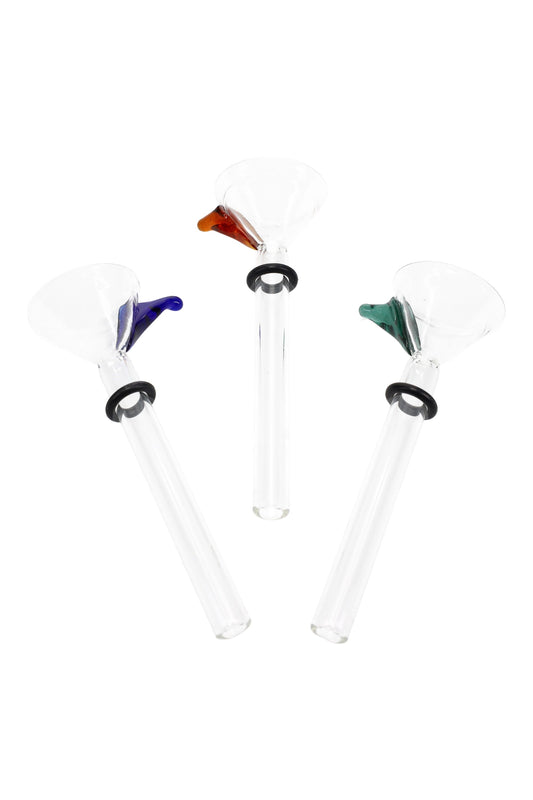 Glass Standard Male Slide “Color Burst” – Assorted Colors – US-Made