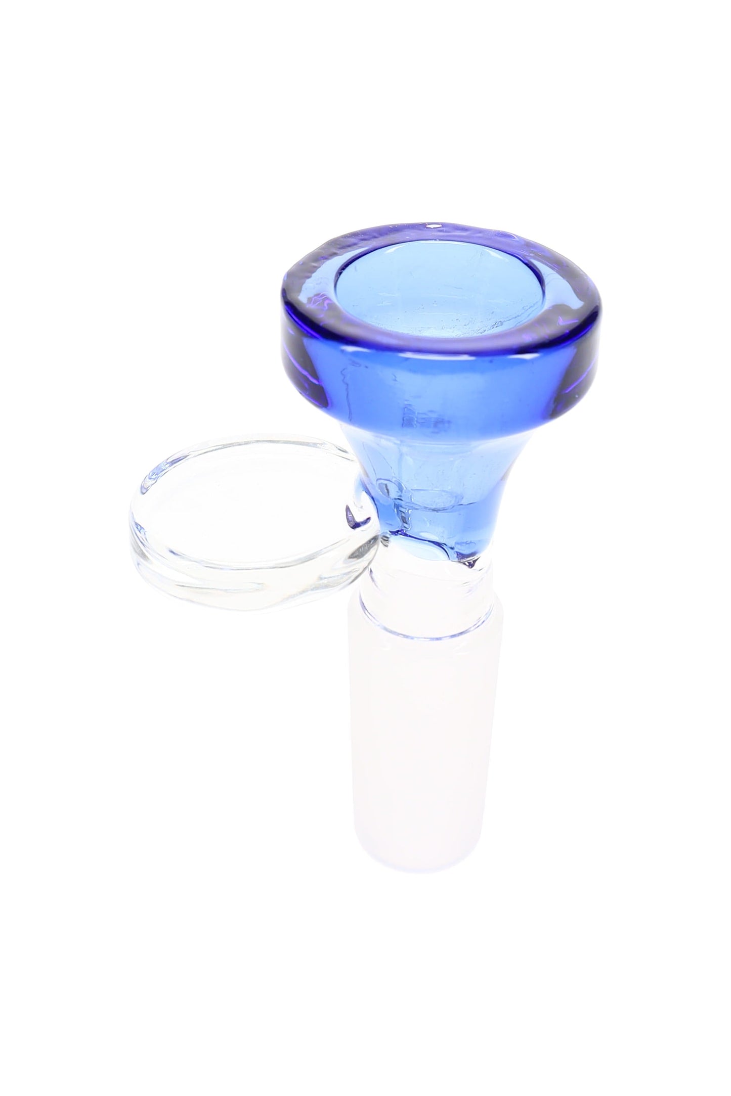 Colored Glass 14.5 mm Male Bowl with Handle “Grip Pop”