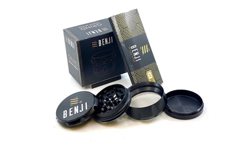Benji GRIND Aluminum Grinder + Booklet