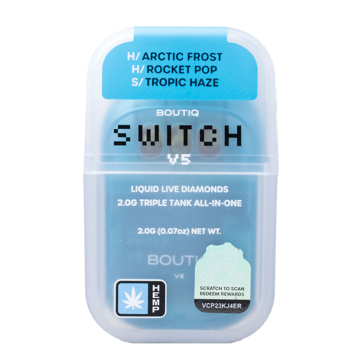 Boutiq Switch - 2G - V5 Liquid Live Diamonds Triple Tank
