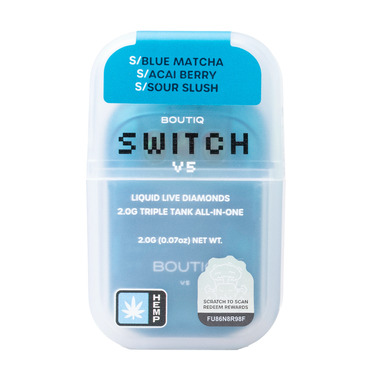 Boutiq Switch - 2G - V5 Liquid Live Diamonds Triple Tank