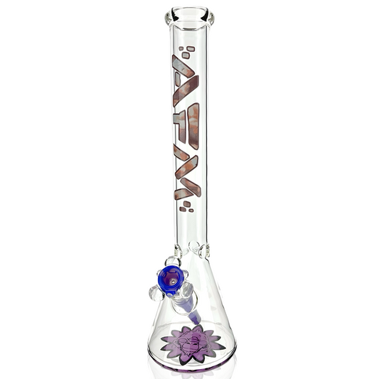 18" AFM Purple Dream Glass Beaker Bong Bundle Set