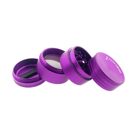 Sir Shredalot 4-Piece Curve Top Metal Herb Grinder – 40mm Compact Aluminum