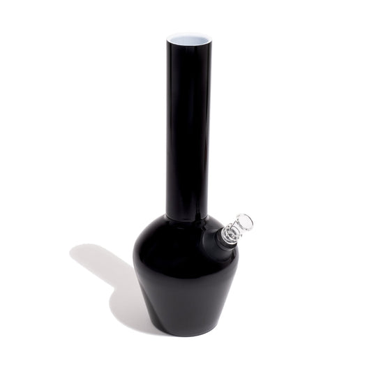 Chill Steel Pipes Gloss Black 13" Mix & Match Bong w/ Insulated Base & Ceramic Interior