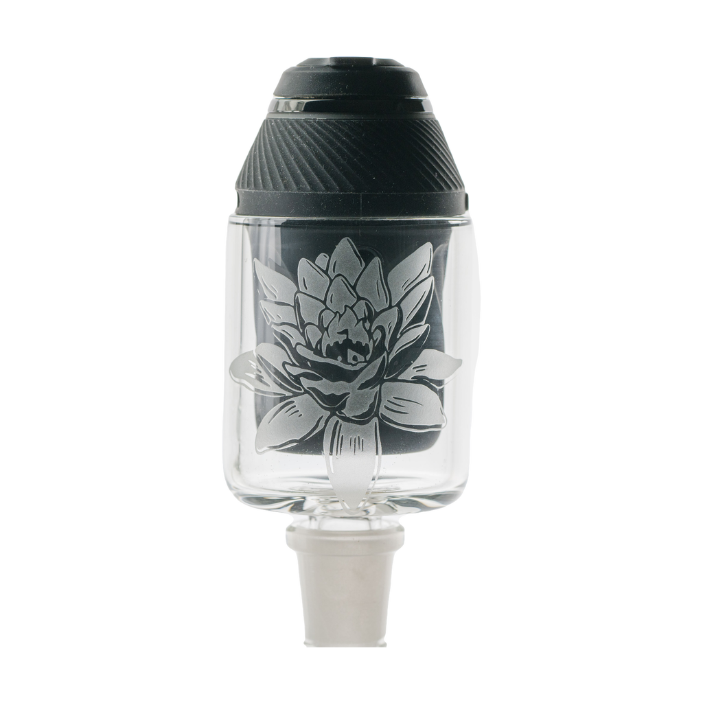 Empire Glassworks Frosty Lotus Silver Fumed Puffco Proxy Attachment