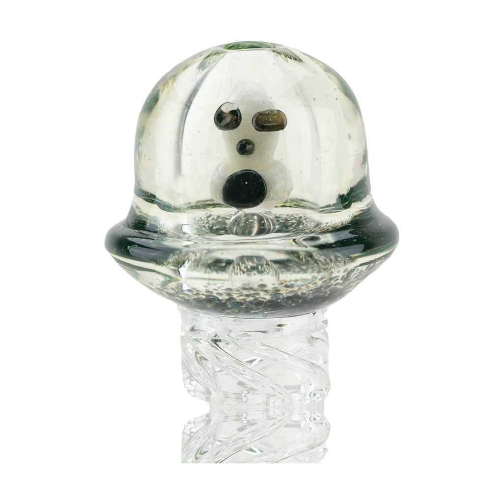 Empire Glassworks UV Reactive Illuminati Martian Spinner Cap