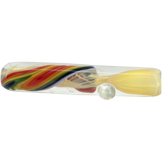 LA Pipes "Rainbow Fume" Chillum Pipe