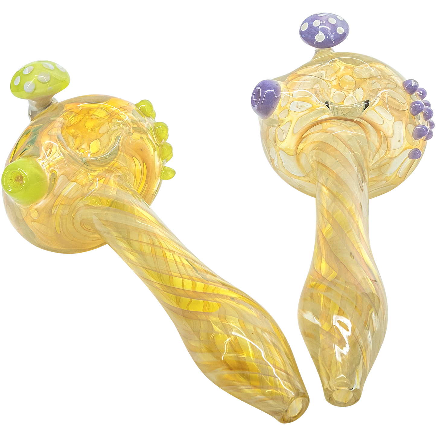 LA Pipes "Shrooming" Mushroom Head Color-Changing Spoon