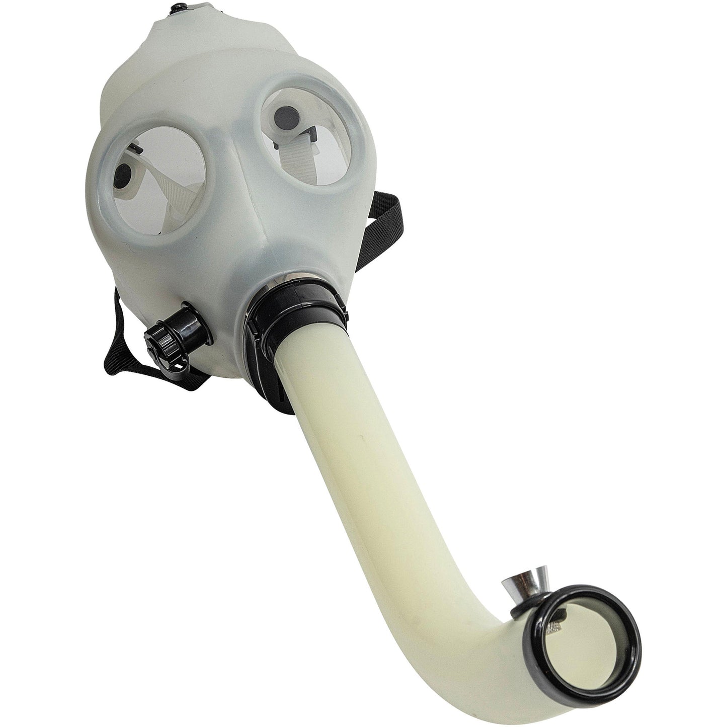 JM Enterprises Acrylic Glow In The Dark Curved Steamroller Tube Gas Mask