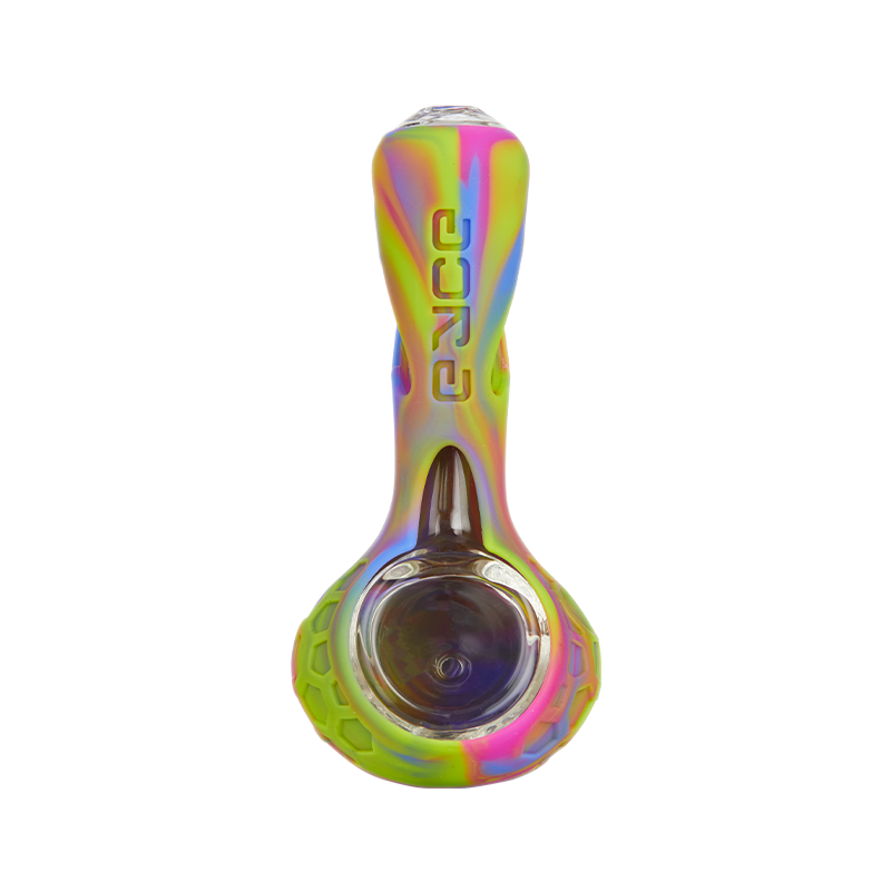 Eyce ProTeck Alien Spoon Pipe | Glass with Silicone Shell