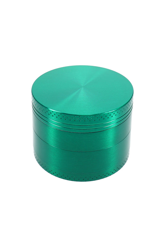 4-Part Metal Herb Grinder “Pocket Press” – 2″ (50 mm) – Assorted Colors