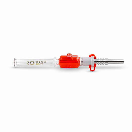Liquid Lava Collector 14mm Rock Glass Freezable Glycerine Straw