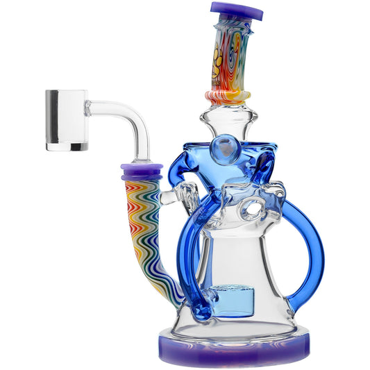 Calibear 8'' Continuum Seed Of Life Perc Recycler Dab Rig
