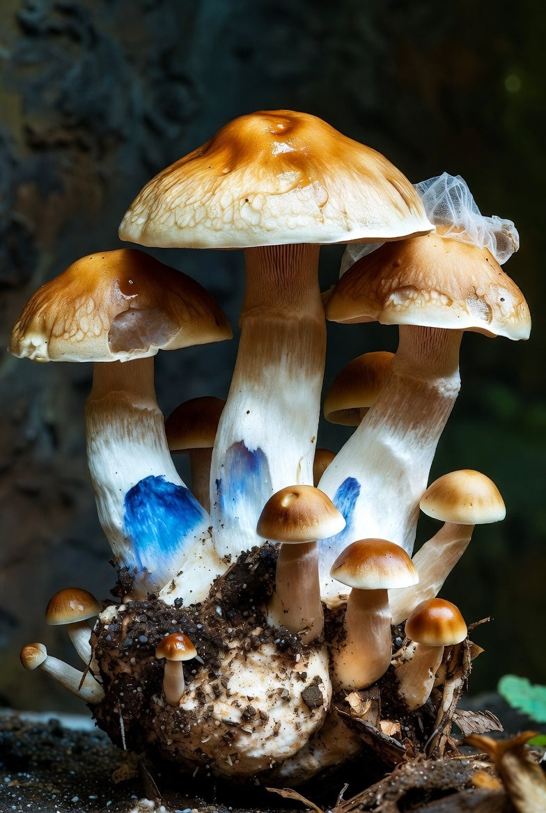 Golden Mammoth Mushroom Spore Syringe