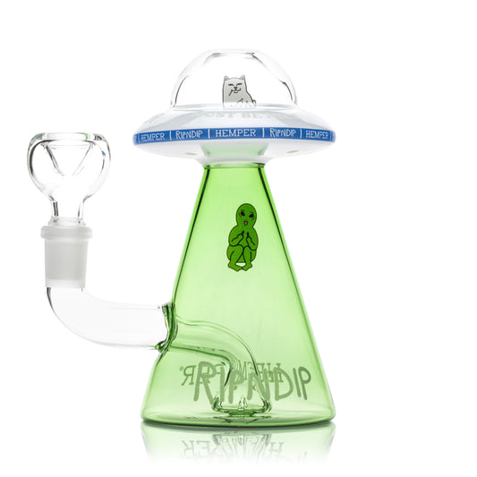 RIPNDIP x Hemper Nermal Glow In The Dark UFO Mini Beaker