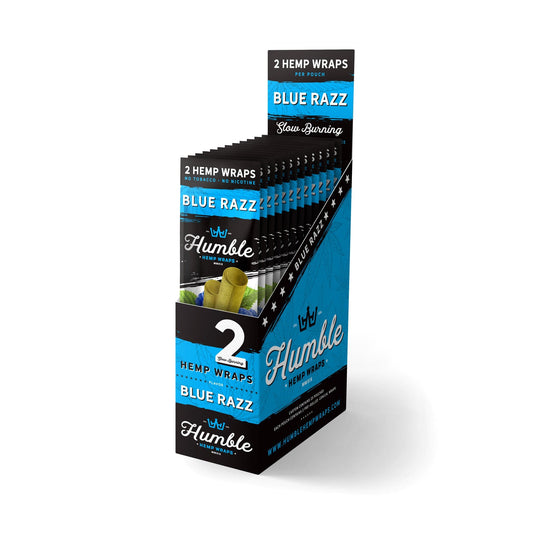 Humble Hemp Wraps - Blue Razz - 25 Pack