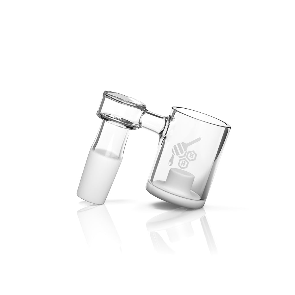 Honeybee Herb Quartz Banger 90° - Honey & Milk Core Reactor Sidecar