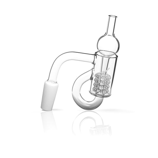 Honeybee Herb Quartz Banger with Honeycomb Insert & Bubble Cap 25mm