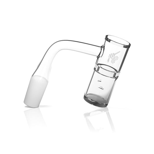 Honeybee Herb XL Slurper Quartz Banger 90° - Durable 2.5mm Thick w/ Bevel Edge