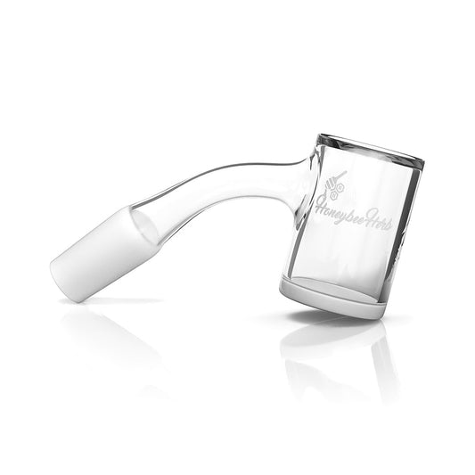 Honeybee Herb Seamless-Weld Quartz Banger 45° - Deep Bucket Compatibility