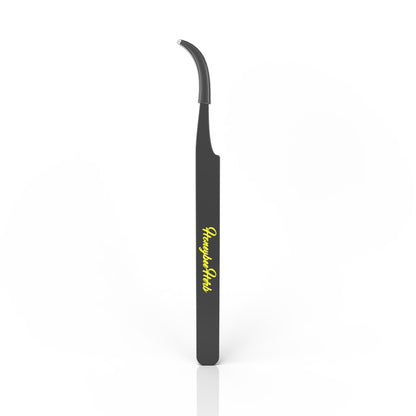 Honeybee Herb Stainless Steel Bent Curve Dabber Tweezers