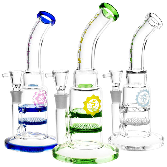 Honeycomb & Vortex Perc Water Pipe