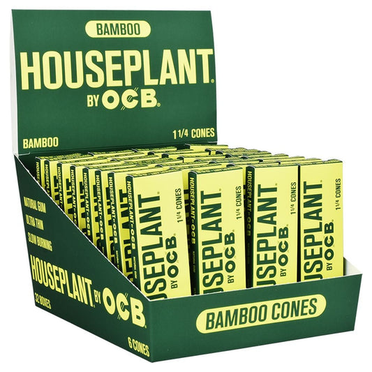 Houseplant by OCB Bamboo Cones | 1 1/4 | 6pc | 32pk Display