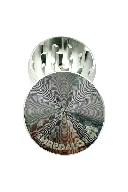 Sir Shredalot 2-Piece Metal Herb Grinder, 50mm Aluminum Grinder