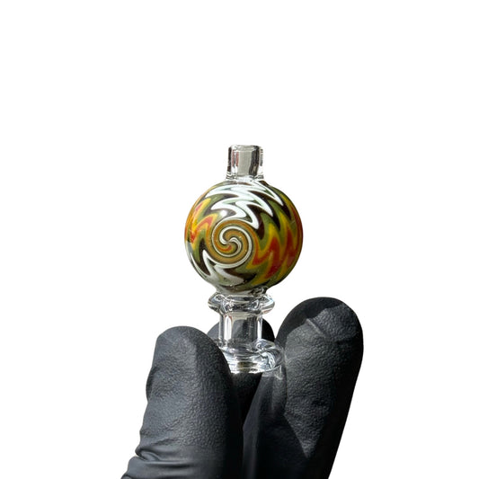 AFM Clear Airflow Reversal Glass Carb Cap