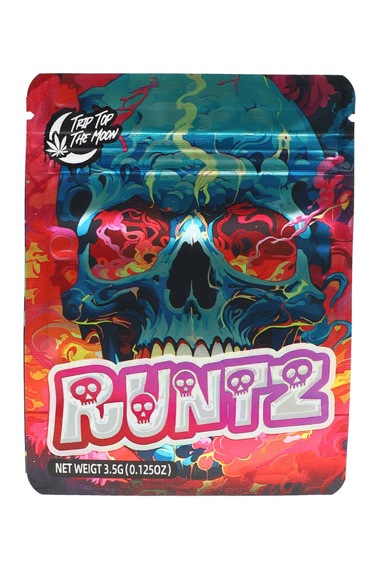Mylar ⅛ oz Bags – Skull Designs – 50 Pack – Choose Style