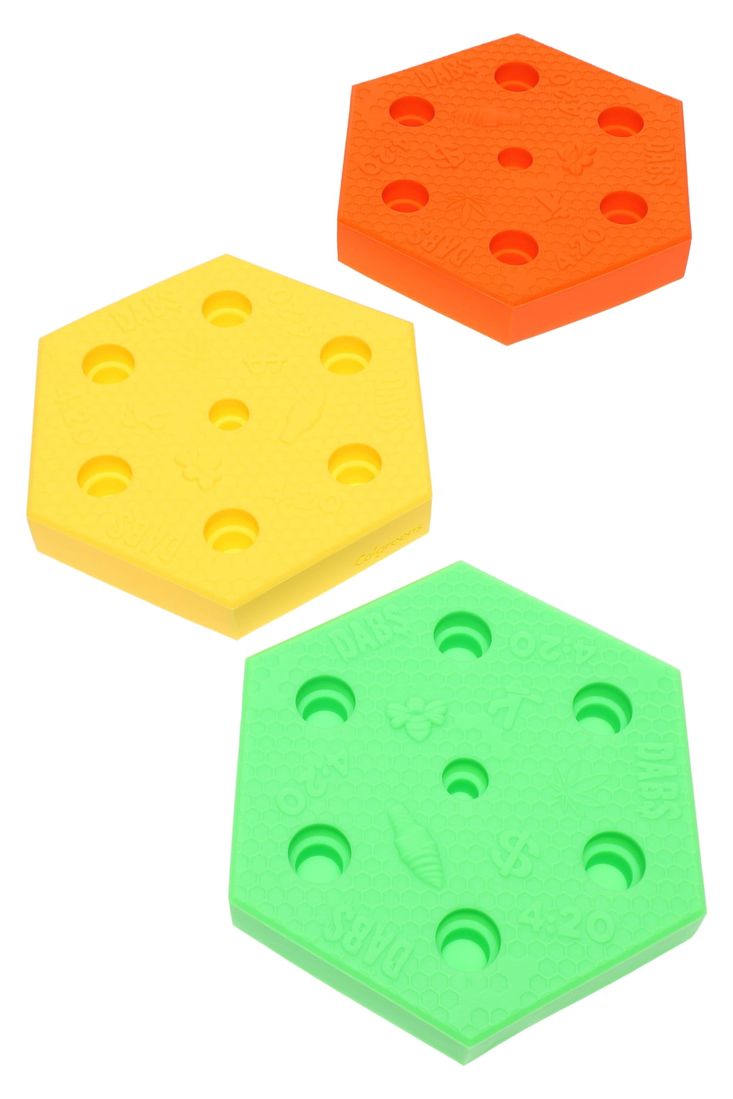 Honeycomb Silicone Bowl Display – 5″ - Assorted Colors